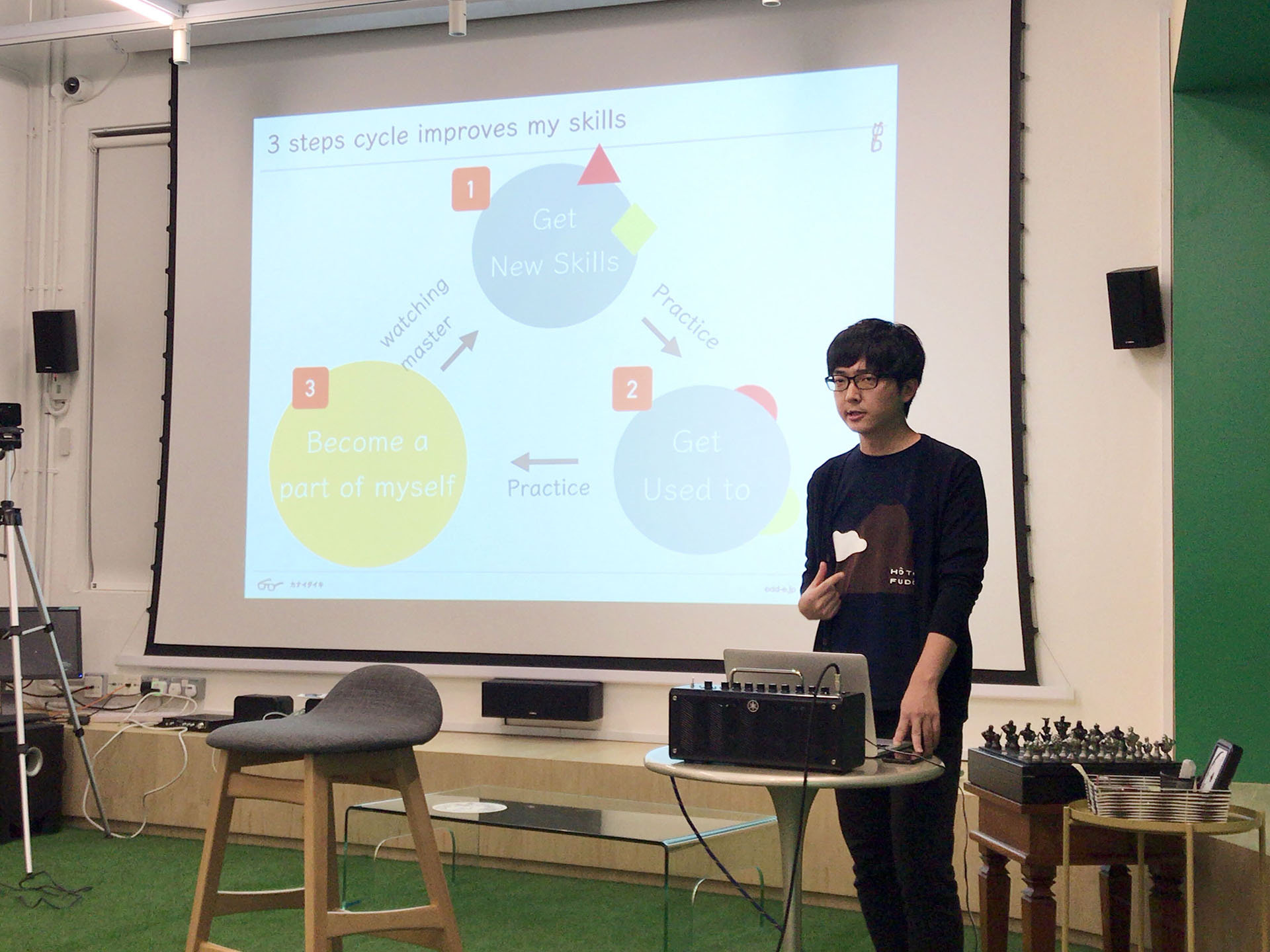 Agile Singapore主催『Similarities of Playing Guitar and Coding』に、弊社　金井 大輝が登壇いたしました