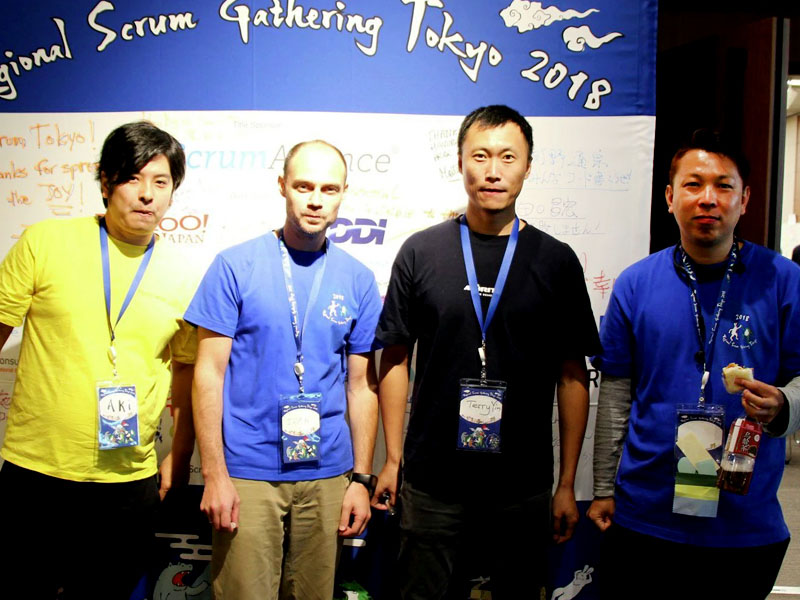 「Regional Scrum Gathering Tokyo 2018」に、Odd-e Japan（オッドイー・ジャパン）榎本、知花、浅田が、Odd-e Singaporeより Terry Yin、Ivan Zimine が登壇いたしました